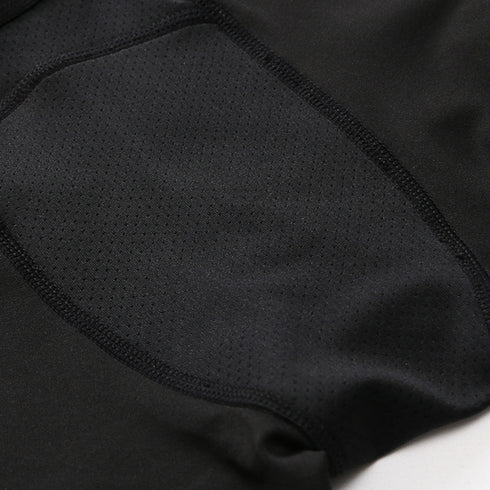 Men's Dry Fit Capri Workout Running Leggings Compression Shorts